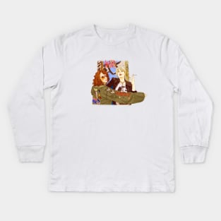 patsy and Edina Abfab Kids Long Sleeve T-Shirt